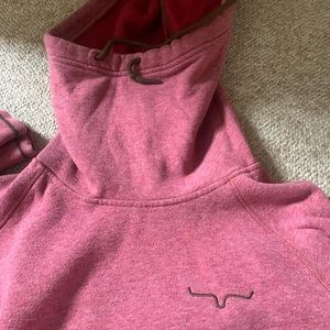 Kimes Ranch pink cowl neck sweatshirt